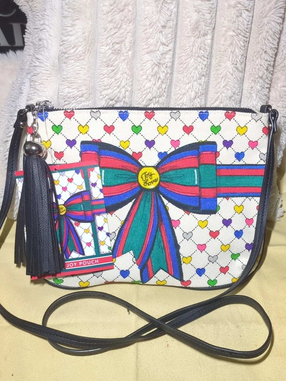 Brighton Holiday Love & Joy Heart Crossbody Bag - NWT NOW ONLY $55